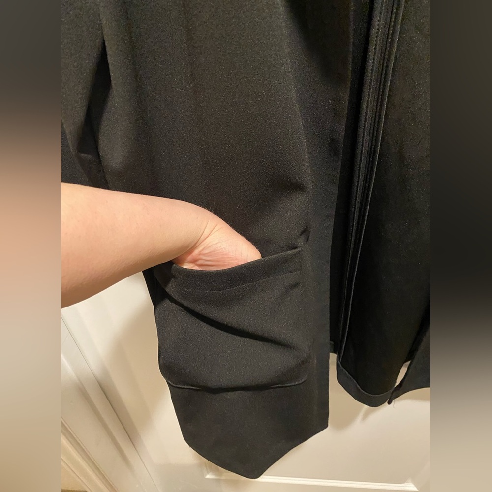 New York & Company Women's Plus Size Black Jacket Blazer - 3/4 Sleeve - Picture 4 of 7